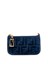 Fendi `FF` Denim Mini Flat Pouch