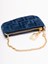 Fendi `FF` Denim Mini Flat Pouch