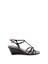 Prada Patent Leather Wedge Sandals