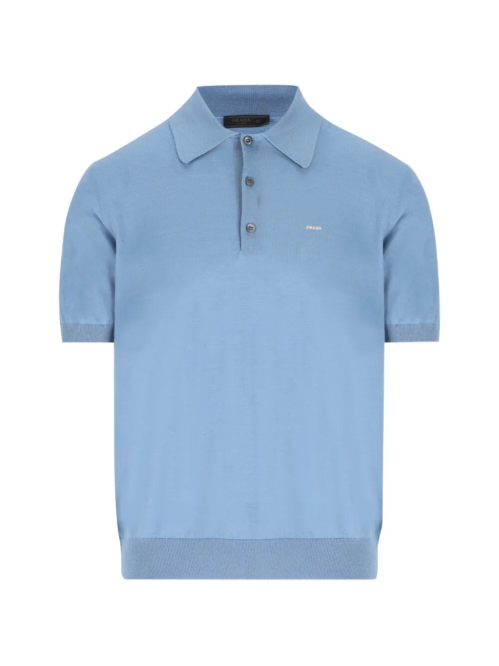 Prada Superfine Wool Polo Shirt