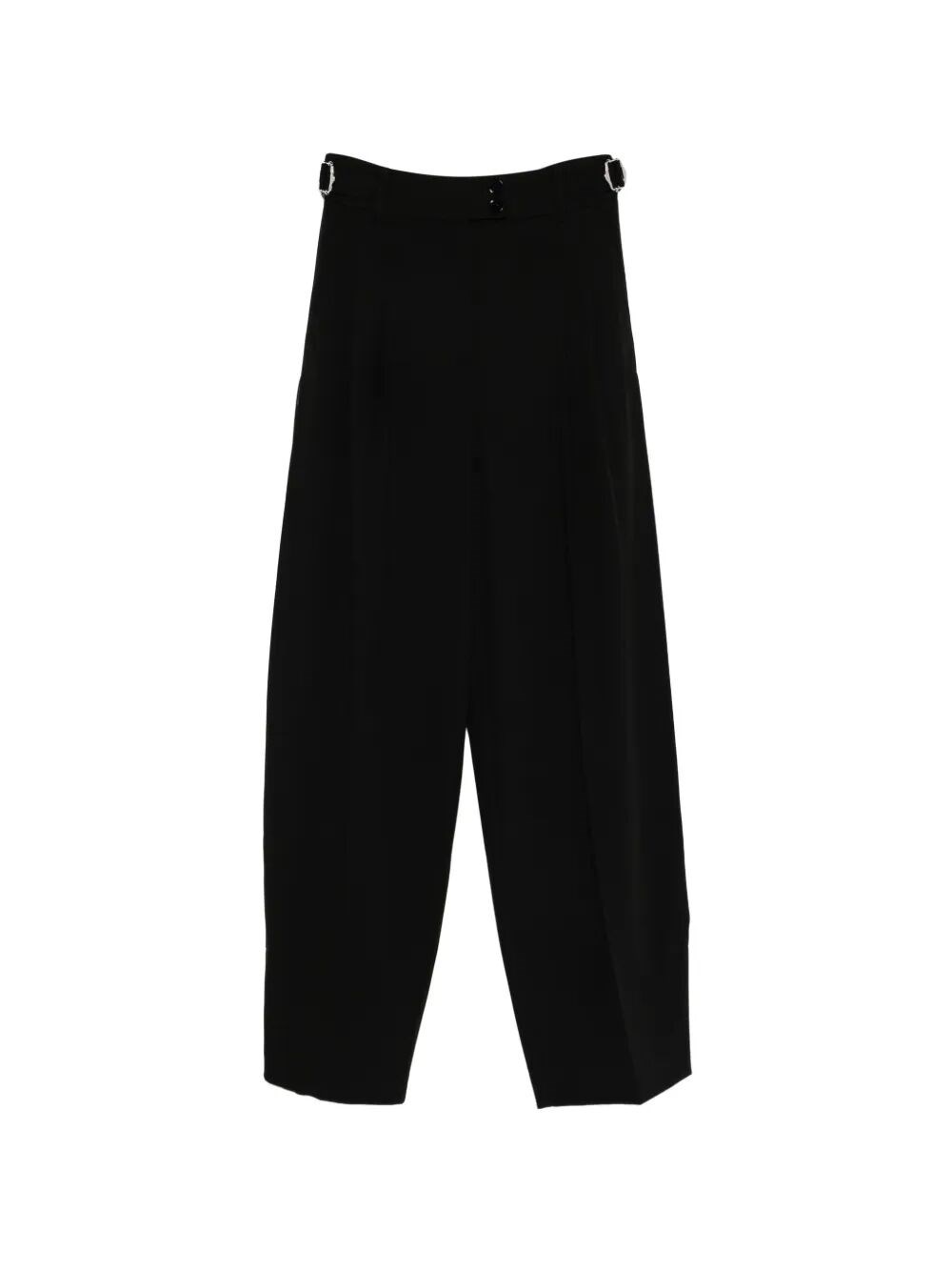 Patrizia Pepe Palazzo Pants With Satin Inserts