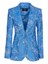 Etro Fitted Denim Jacket With Peak Lapels