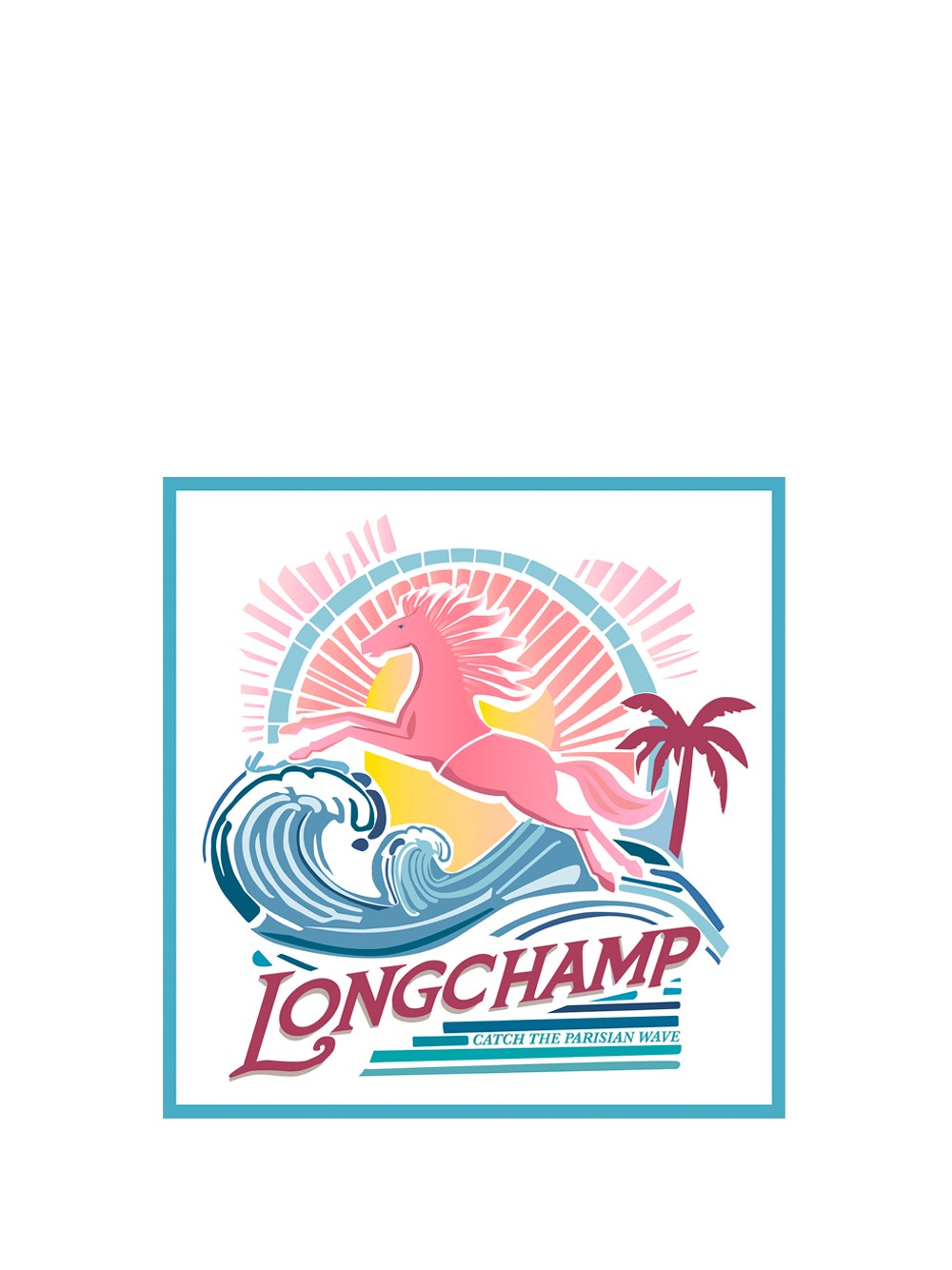 Longchamp `La Vague Du Style` Foulard