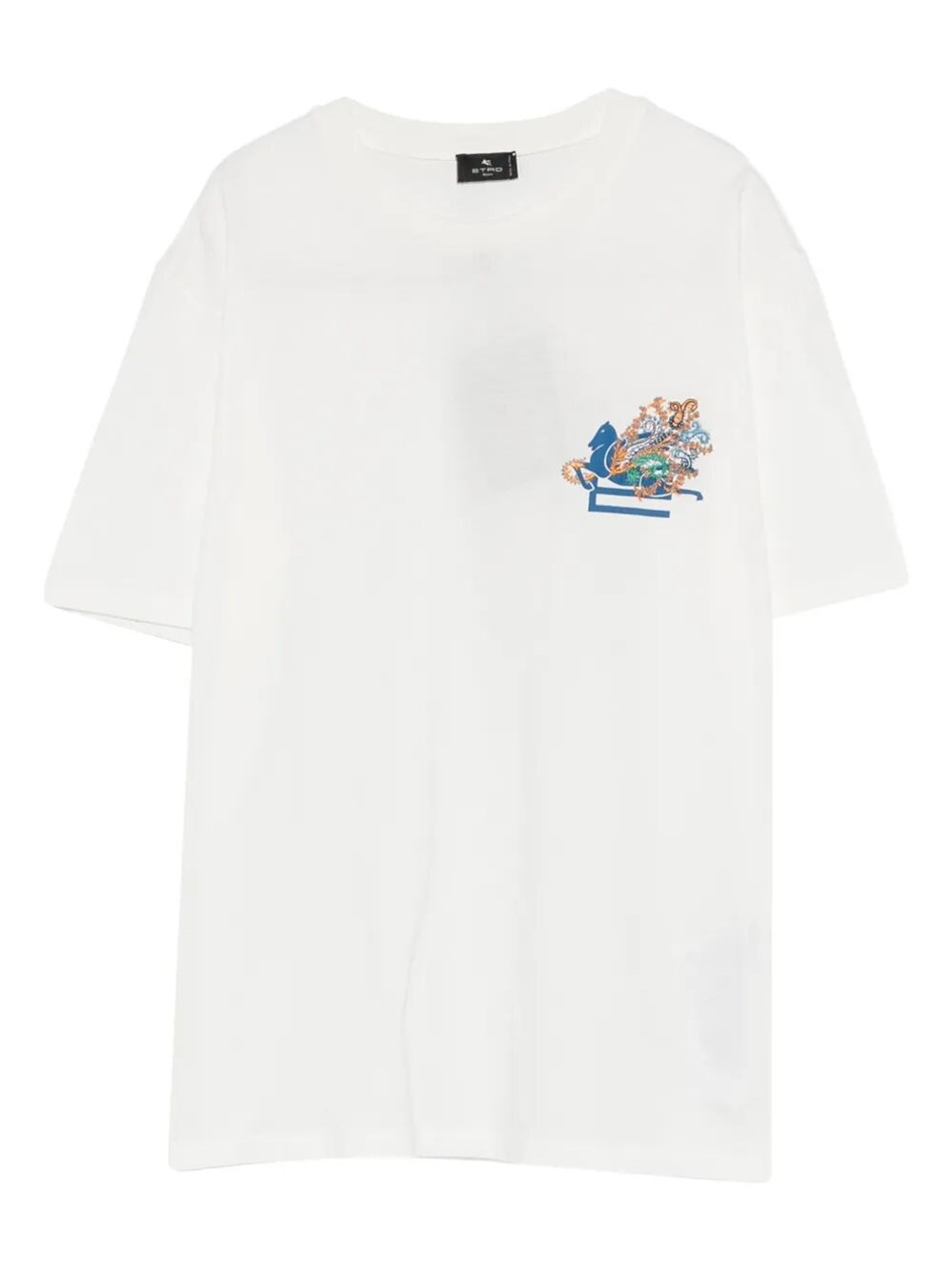 Etro T-Shirt With Embroidered Logo