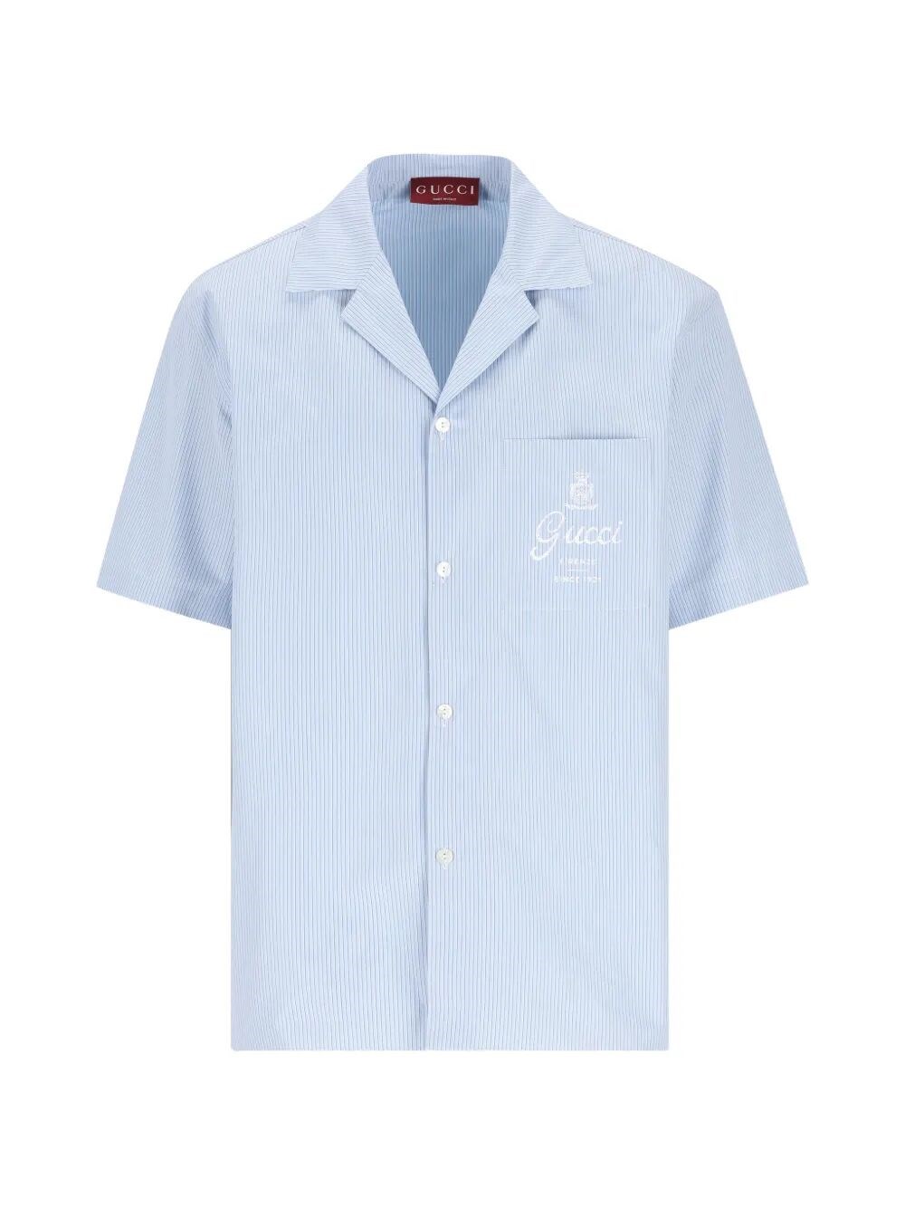 Gucci Thin Strip `Disco` Bowling Shirt