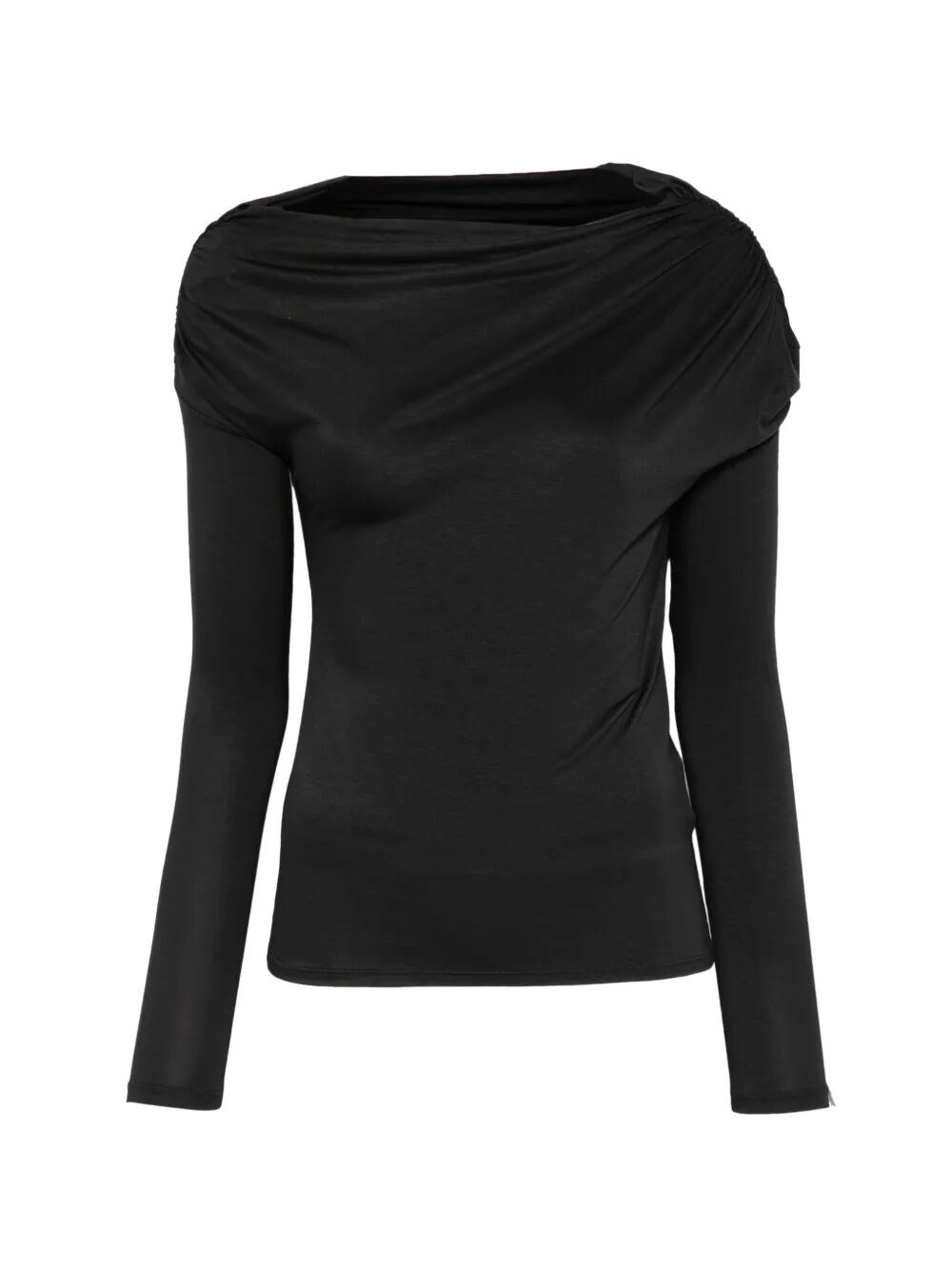Patrizia Pepe Draped T-Shirt