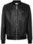 Philipp Plein Leather Bomber Billy Jacket