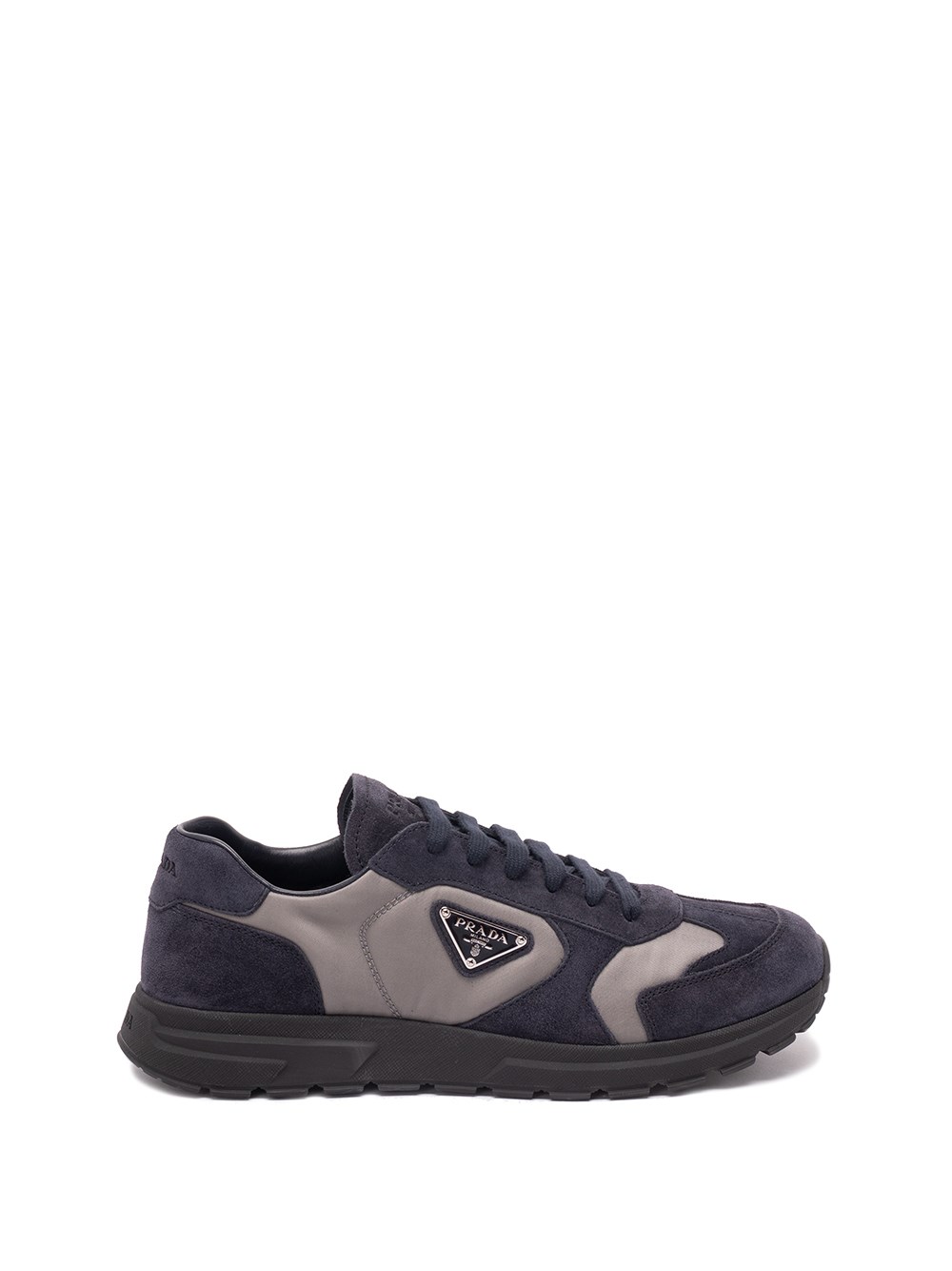 Prada Suede And Re-Nylon Sneakers