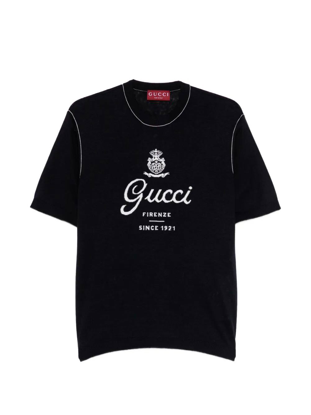 Gucci Short Sleeve Crew-Neck Sweater