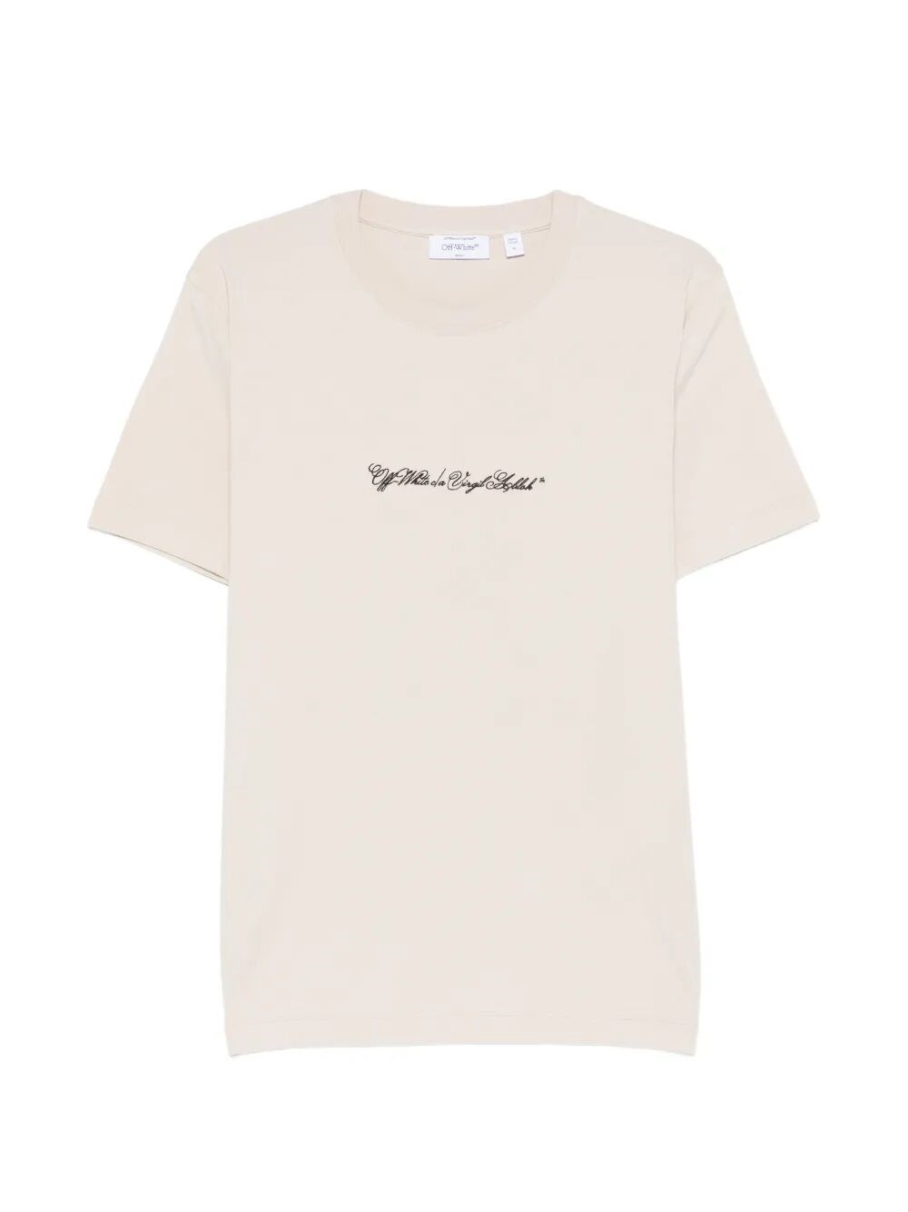 Off White `Script Arrow` Short Sleeve Slim T-Shirt