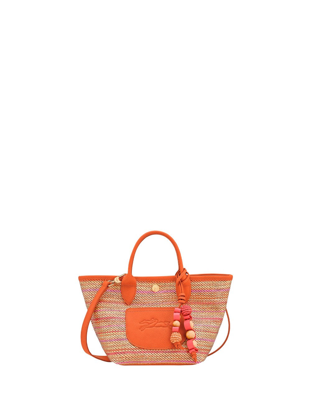 Longchamp `Le Panier Pliage Rainbow` Extra Small Basket Bag