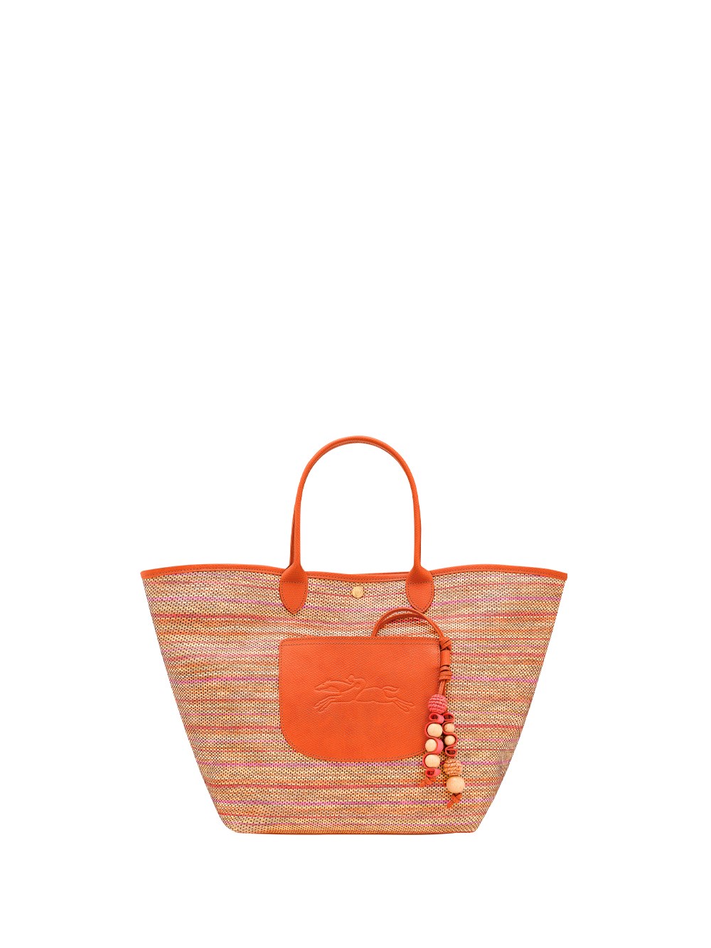 Longchamp `Le Panier Pliage Rainbow` Medium Basket Bag