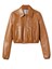 Gucci Leather Bomber Jacket
