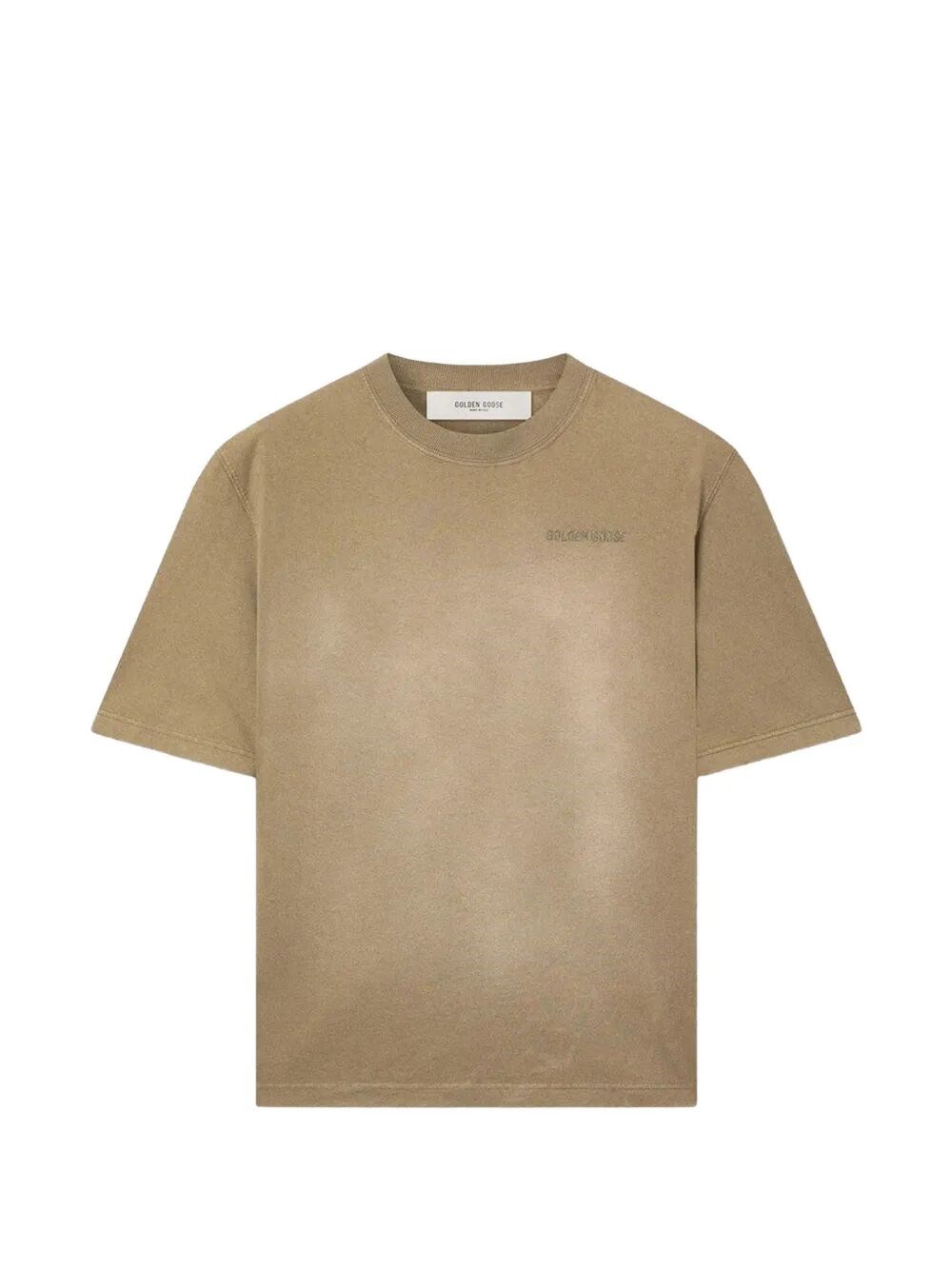 Golden Goose `Journey` T-Shirt With Embroidery