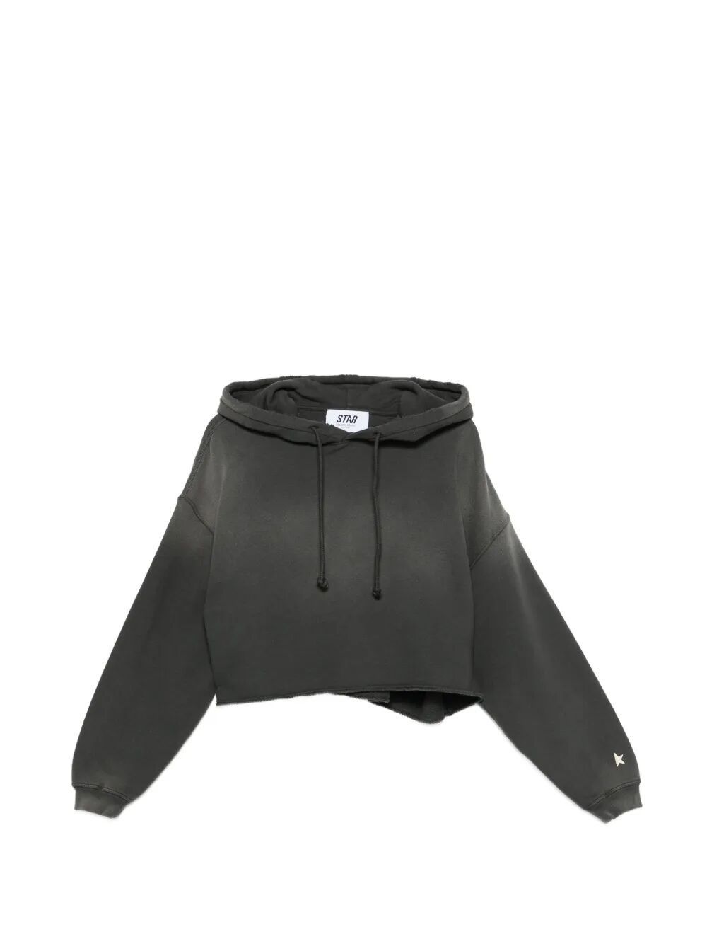 Golden Goose `Star` Oversize Cropped Hoodie