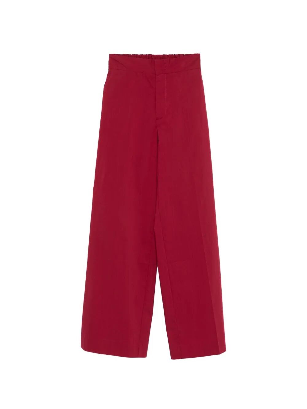 Sa Su Phi Elasticated-waistband Trousers In Red