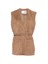 Manzoni 24 Suede Vest With Leather Belt