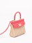 Rodo Wicker and Leather Small Handbag