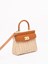 Rodo Wicker and Leather Small Handbag