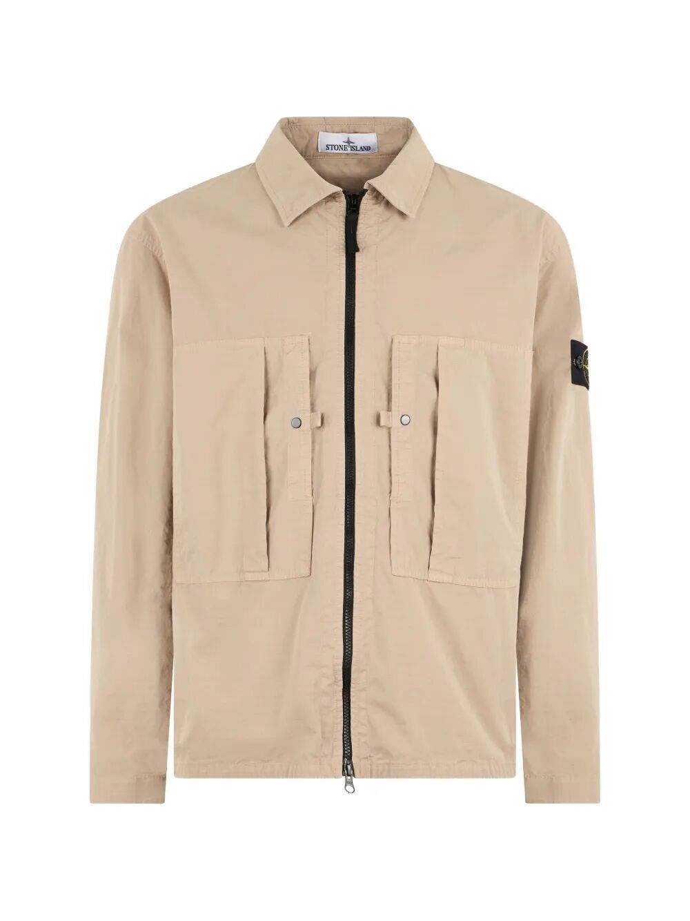 Stone Island Organic Cotton Ripstop Overshirt