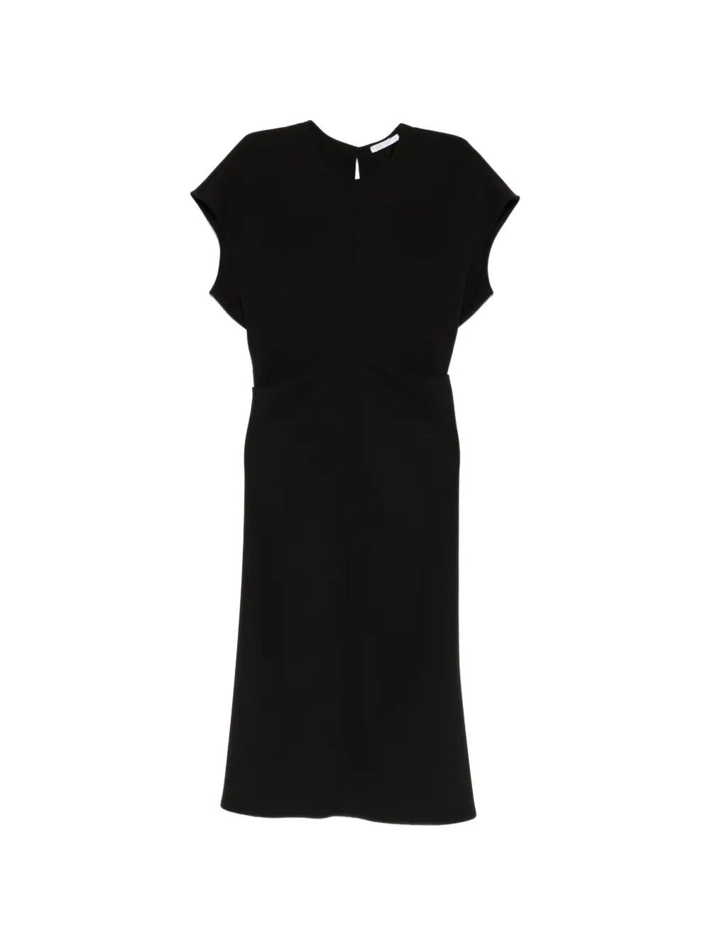 Patrizia Pepe Fluid Midi Dress In Twill