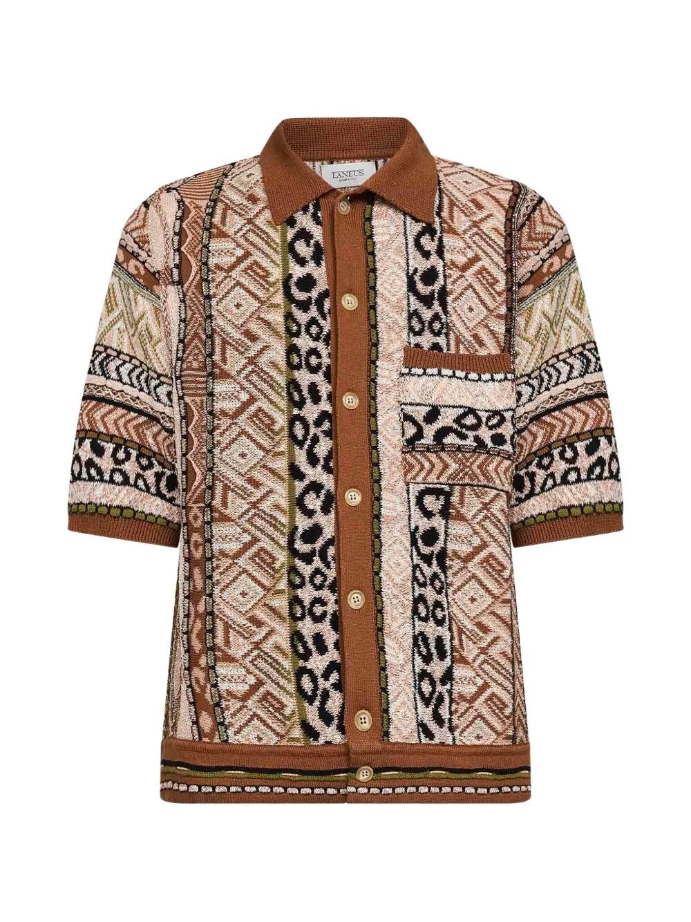LANEUS Knitted Shirt