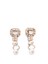 Self-Portrait Crystal Pearl Tiered Earrings