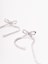 Self-Portrait Crystal Bow Dangle Earrings