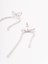 Self-Portrait Crystal Bow Dangle Earrings