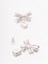 Self-Portrait Bow Crystal Drop Earrings