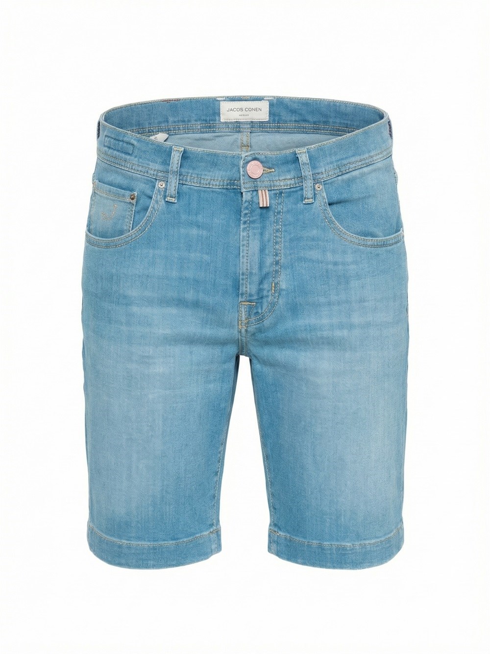 Jacob Cohen `nicolas` Slim Fit 5-pocket Bermuda In Blue
