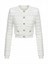 Self-Portrait Pointelle Diamante Cardigan