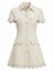 Self-Portrait Broderie Denim Mini Dress