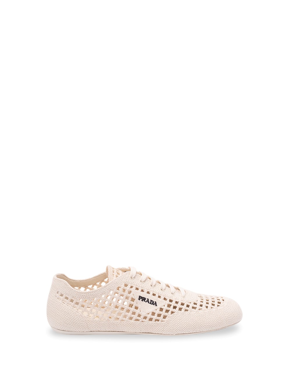Prada Cotton Crochet Sneakers