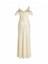 Self-Portrait Satin Striped Maxi Dress