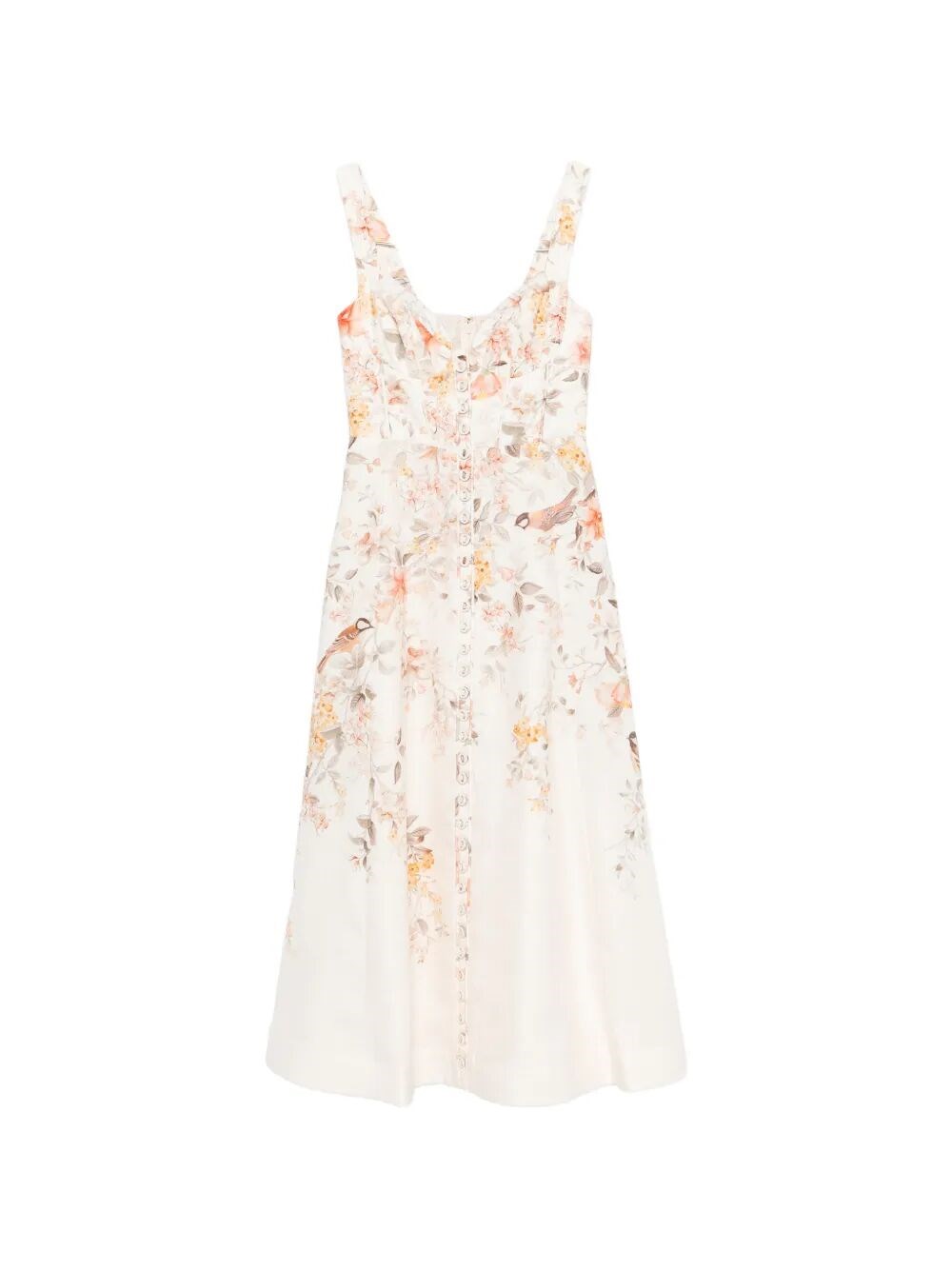 Zimmermann `Luna` Buttoned Picnic Dress