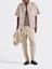 Prada Striped Cotton and Silk `Bowling` Shirt