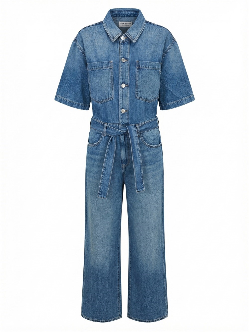 Icon Denim Duna Wide Leg Jumpsuit