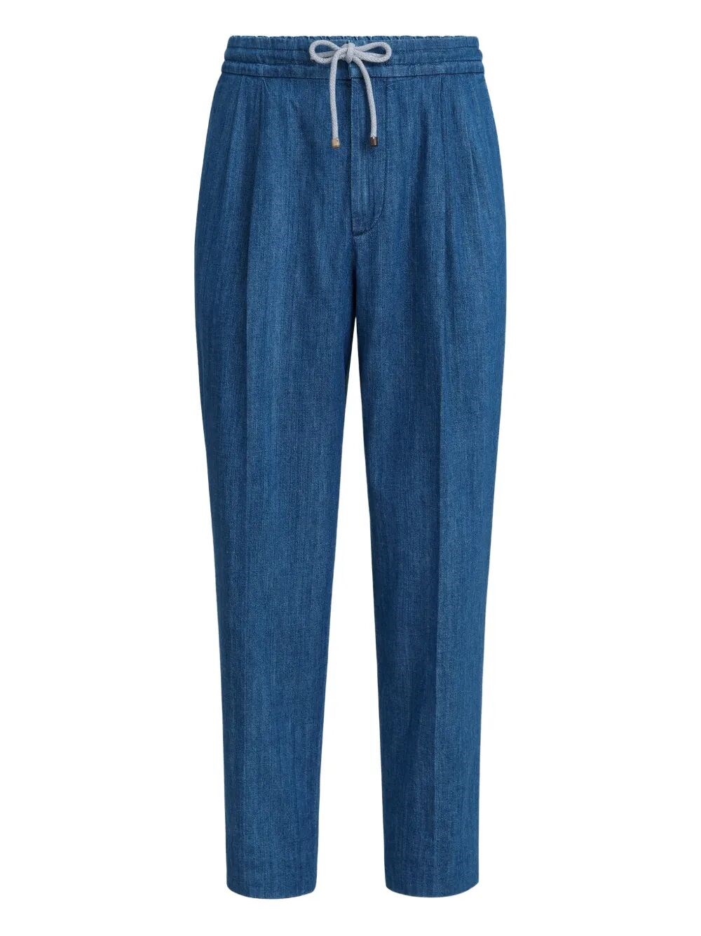 BRUNELLO CUCINELLI Brunello Cucinelli Lightweight Jeans With Drawstring And Double Pleats　Brunello Cucinelli ドローストリングとダブルプリーツ付き軽量ジーンズ