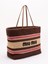 Miu Miu Stripes Crochet Tote