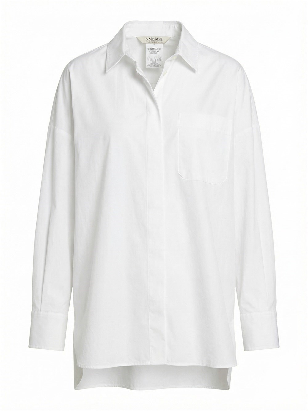 Max Mara Cotton Shirt In White