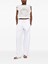 Self-Portrait Ramie Lace Frill Top