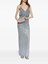 Self-Portrait Rhinestone Mesh Maxi Dress
