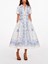 Self-Portrait Embroidered Midi Dress