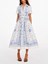 Self-Portrait Embroidered Midi Dress