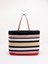Miu Miu Stripes Crochet Tote