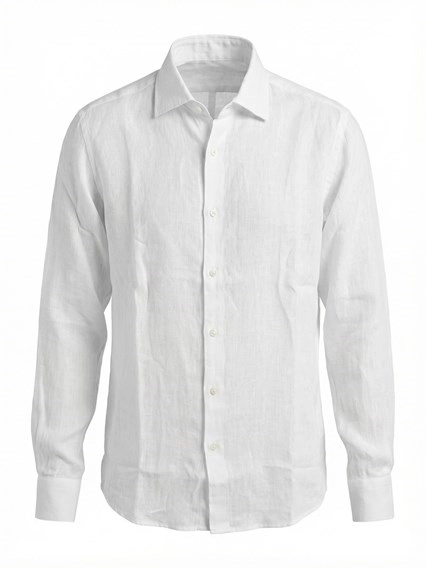 Camicia Uomo Retro Con Stampa Velaio 3D - Maniche Lunghe Slim Fit Colletto Alla Coreana - 3