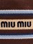 Miu Miu Stripes Crochet Tote