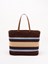 Miu Miu Stripes Crochet Tote