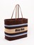 Miu Miu Stripes Crochet Tote